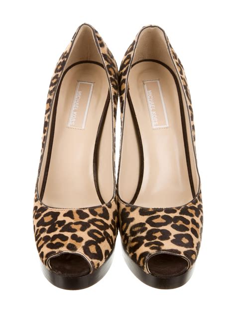 michael kors leopard print shoes